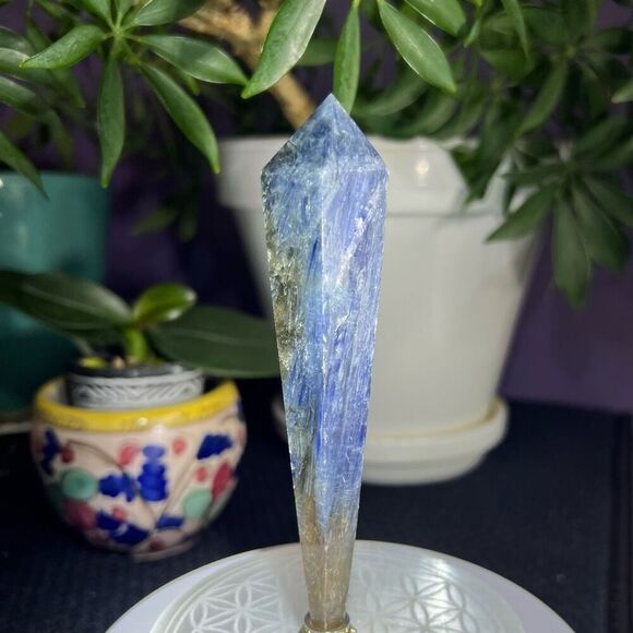 Kyanite Crystal Meditation Wand‎ Scepter - Picture 5 of 14